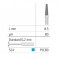 Lima Oscilante Proxoshape Coarse Diamantada y Perforada 80µm PSC80 Grueso L8,5 mm Intensiv 1 ud