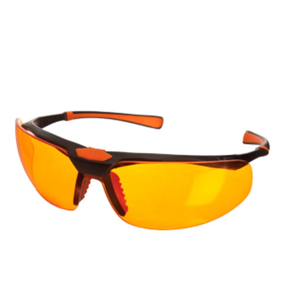 GAFAS PROTECCION POLIMERIZACION NARANJA CLINICA